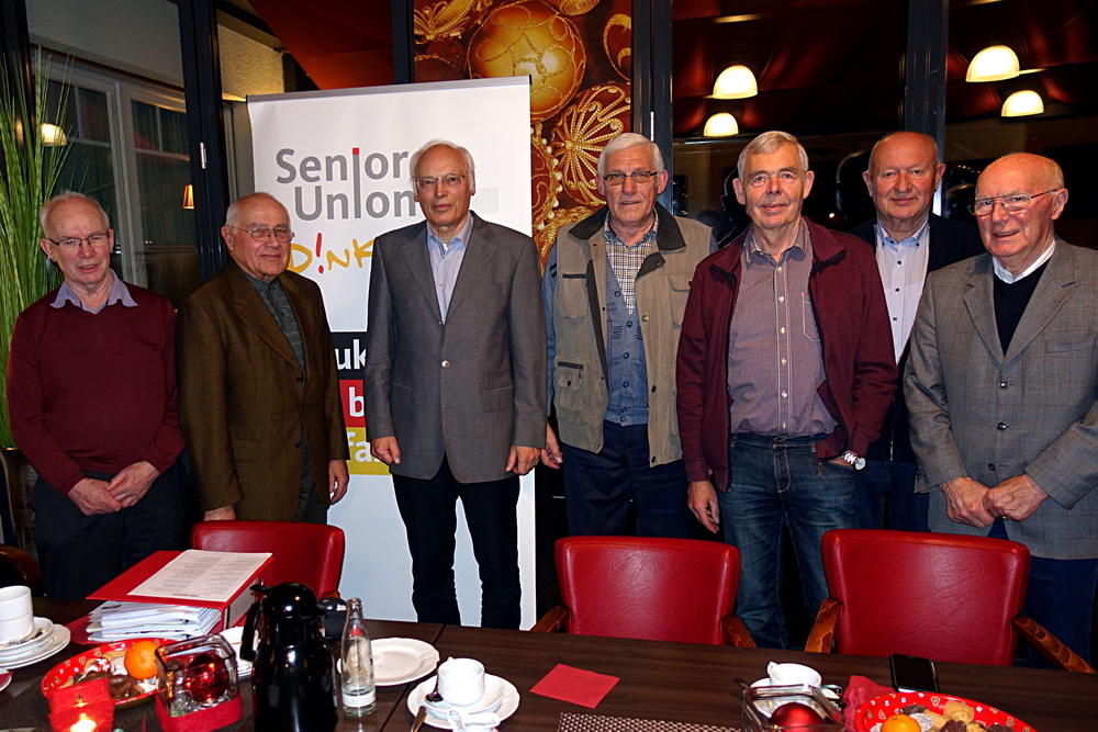 v. l. Karl Tepe, Wolfgang Wilms, Hans Hoymann, Hermann Nordmann, Helmut Hüttig, Gisbert Dödtmann, Clemens Blömer