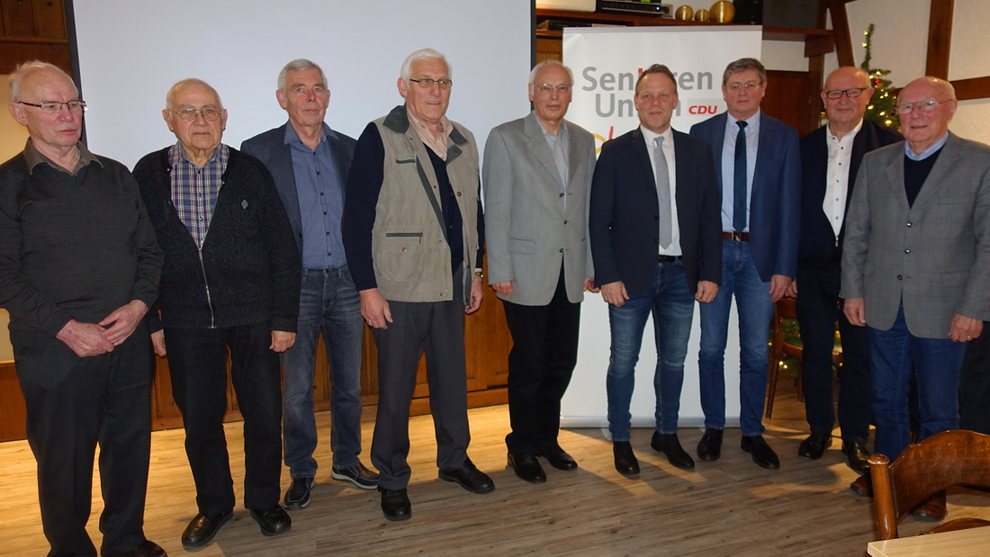 v. links: Karl Tepe, Wolfgang Wilms, Helmut Hüttig, Hermann Nordmann, Hans Hoymann, Frank Bittner, Carl-Heinz Putthoff, Gisbert Dödtmann, Clemens Blömer