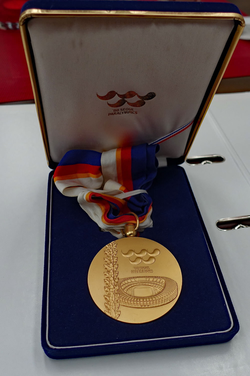Goldmedaille der Paralympics von Dr. Karl Quade!