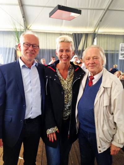 Foto mit Silvia Breher und Herbert Winkel beim CDU-Frhschoppen