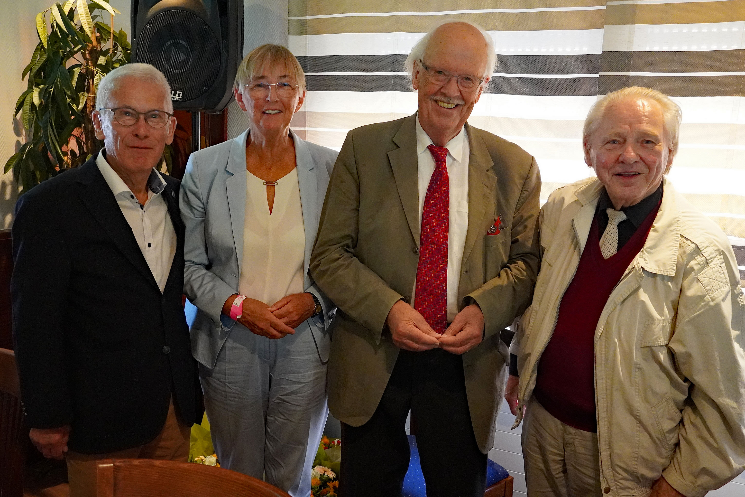 v. links: Manfred Ostendorf, Heidi Exner, Prof. Dr. Otto Wulff, Helmut Backhaus